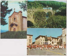3 VECCHIE CARTOLINE DI VICCHIO - FIRENZE - VEDUTE VARIE - ANNI 70/80 BASSO COSTO