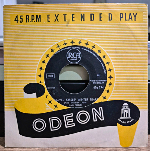 Elvis presley greece odd - greece, 45