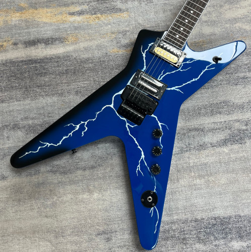 Blue dime guitar custom - blue,
