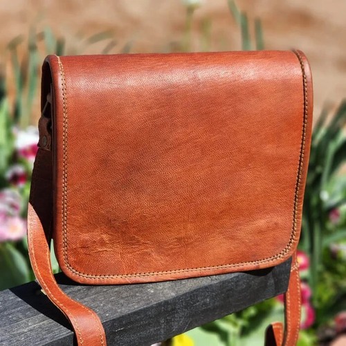 Borsa pelle tracolla messenger
