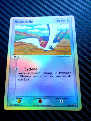 Pokemon carte nirondelle - carte,