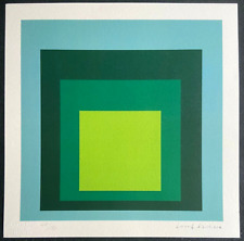 Josef Albers Litografia COA originale numerata timbrata firmata certificata