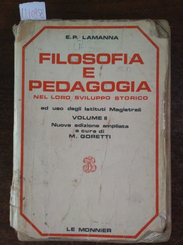 Filosofia pedagogia vol - e, vol.