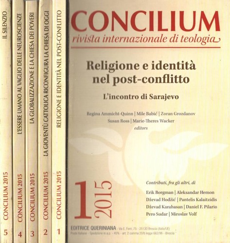 Concilium anno 2015 rivista - anno, 2015.