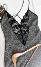 Abito midi vintage anni 90 Gianni Versace pizzo seta