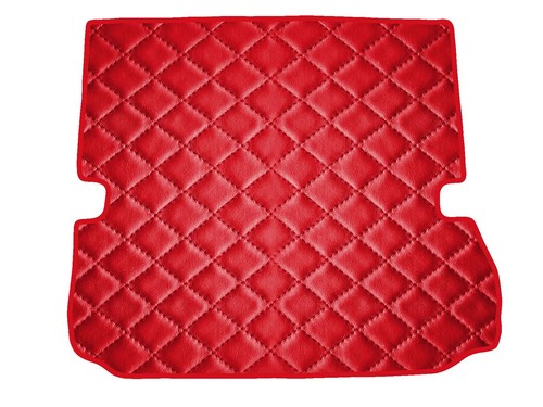 Rosso ecopelle trapuntata - ecopelle,