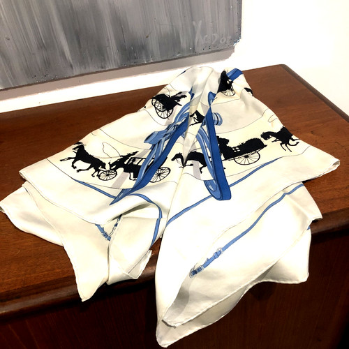 Foulard hermès soie - soie, "