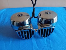 Coppia trombe 12V marca FIAMM per moto, Vintage