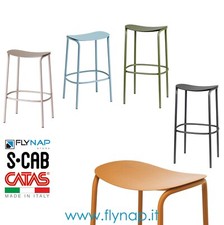 SCAB DESIGN SGABELLO CASA BAR LIVING BISTROT CLUB PRANZO TRICK COLORI VARI