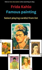 Frida Kahlo playing card –