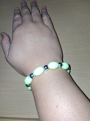 Bracciale elastico verde lime