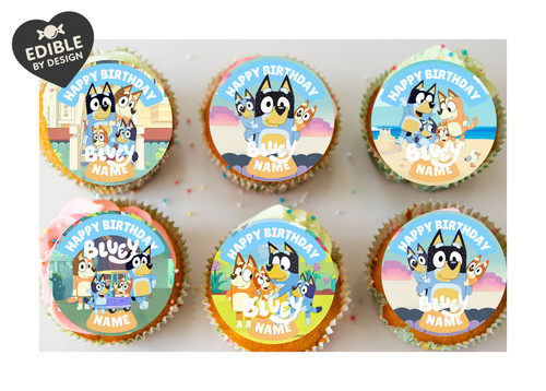 Bluey cake toppers cialda - bluey,