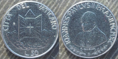 Vatican city 50 lire - *,