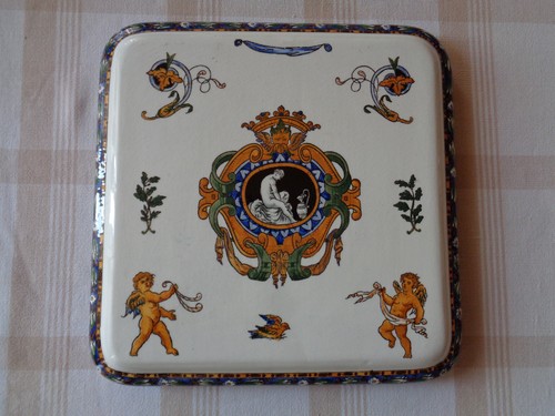 Dessous plat faïence - plat, de