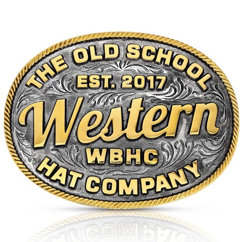 Fibbia cintura western - , piegata