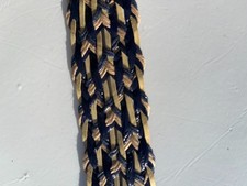 B12 Nastro Fascia in Rafia Colore blu alto 4 Cm – Mt. 50