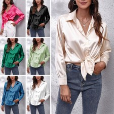 Camicia Da Donna In Raso Di