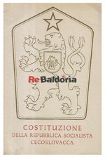 Costituzione della Repubblica Socialista Cecoslovacca Obris - Praga Aa. Vv.  Giu