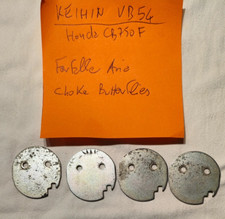 Carburatore KEIHIN VB 54- HONDA CB750F e altre -Farfalle aria, choke butterflies