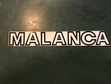 decalcomanie adesivi decals originali ciclomotore MALANCA vintage moto d'epoca