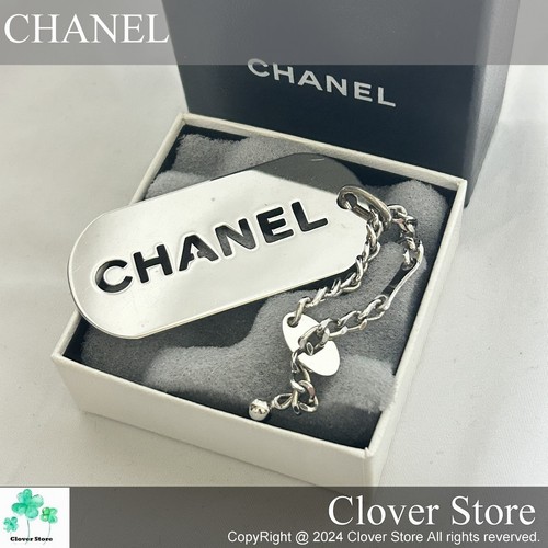 Chanel logo placca portachiavi - chanel,