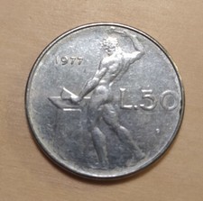 Moneta 50 Lire - Repubblica Italiana 1977 -Vulcano Grande - Circolata