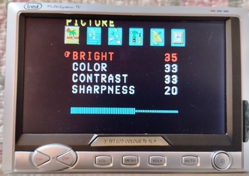 Televisore monitor colori 7 - a,