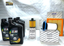 KIT TAGLIANDO FIAT 500X 1.6 2.0 MJT MULTIJET 5L 0W30 SELENIA+ 4 FILTRI ORIGINALI
