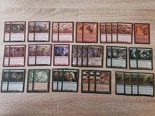 MAZZO CARTE MAGIC TRAMUTANTI VERDE / ROSSO! MOLTO FORTE!!! N.467