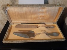 Set posate da dolce argento 800/1000 vintage mai usato confezione regalo