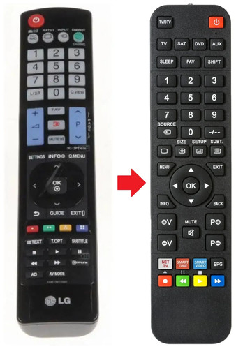 Telecomando adatto per - , lg