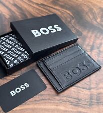 HUGO BOSS Porta carte in vera