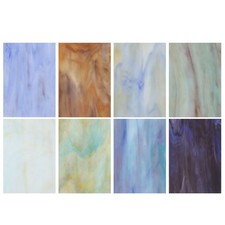 8 fogli di piastrelle di vetro