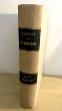 SAGGI DI OFTALMOLOGIA XIII 1949-50 oftalmologia - oculistica