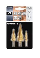 SET PUNTE A GRADINO PER LEGNO