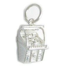 Charm Jukebox argento sterling