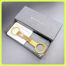 Bulgari Portachiavi Oro Pelle