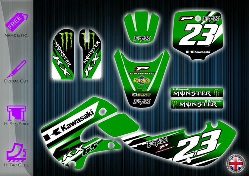 Adesivi kawasaki kx65 kit - kawasaki,