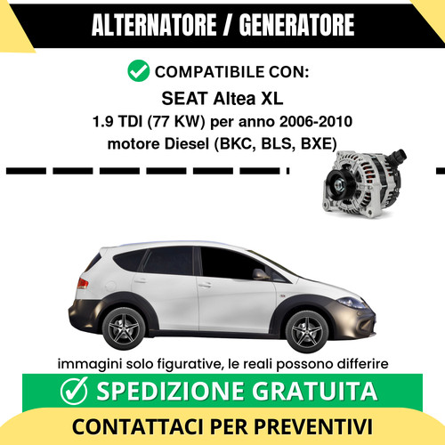 Alternatore seat altea 9 - alternatore, 1.9