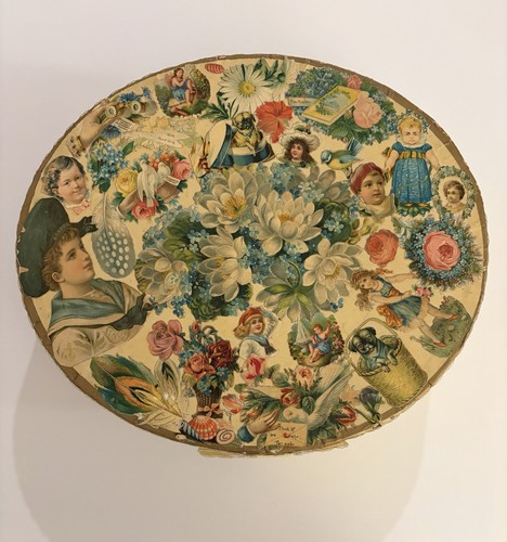 Scatola decoupage collage