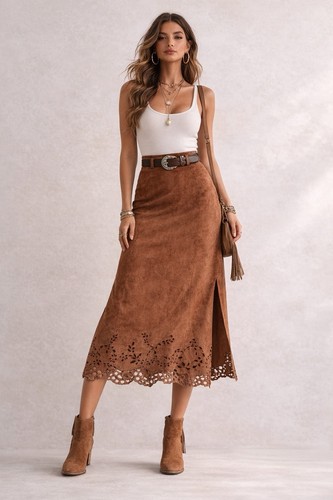 Gonna midi vintage casadei - gonna,