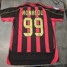 Maglia milan 2006 ronaldo - maglia, m