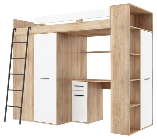 Letto soppalco a - a,