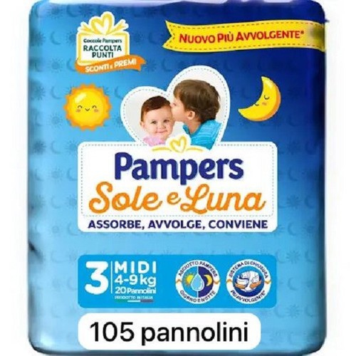 105 pannolini pampers sole - , e