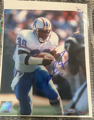 Mike rozier firmato 8x10 - mike, #30