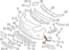 Coperchio paraurti originale