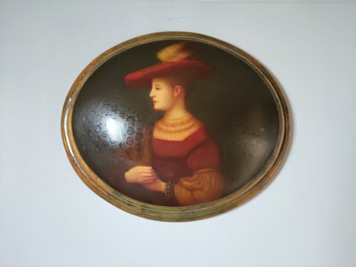 Quadro dipinto mano dama - quadro, a