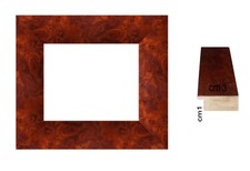 Cornici in legno in radica di noce lucida per diplomi,stampe,poster  Spess. cm 3