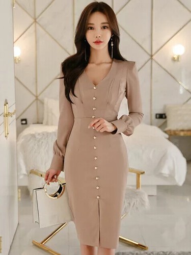 Elegante vestito abito - , donna