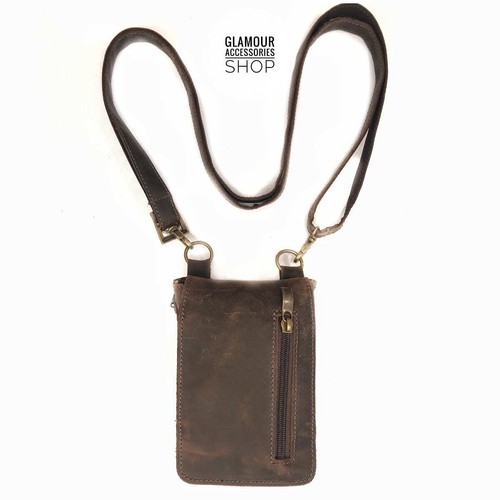 Tracolla mini pelle vintage - mini, 1
